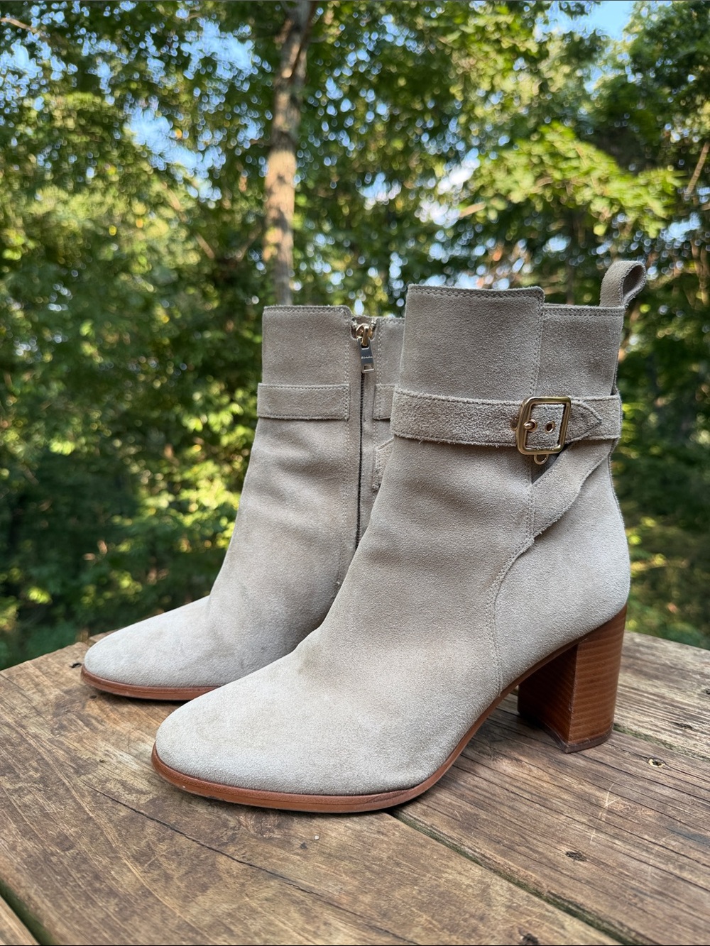 COACH OLIVIA SUEDE BOOTIES